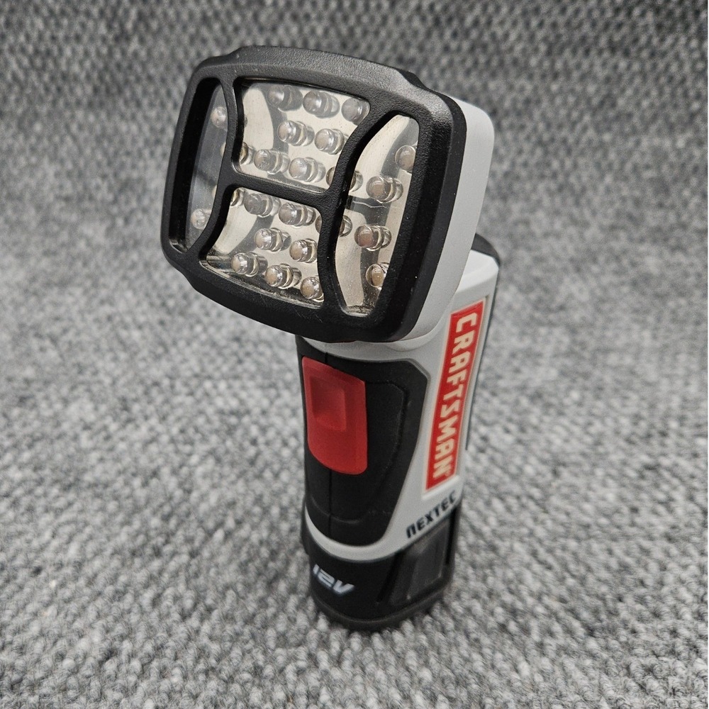 Craftsman Nextec 12V LED Work Light 320.10005 Portable Adjustable Flashlight